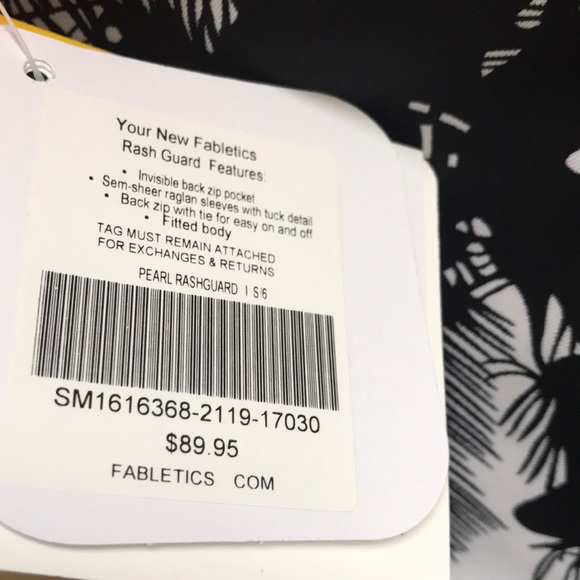 Fabletics Rash Guard Sz Small EUC - Picture 5 of 9